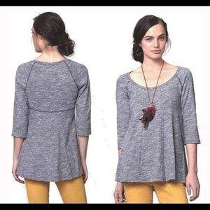 Anthropologie Deletta Knit Swing Top